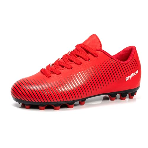 Image of Women Soccer Cleats Lace-Up Turf Football Shoes Indoor Outdoor Low-Top Fustal Soccer Training