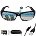 Nisanuki Caméra Espion, 32GB Mini Lunette Espion, 1080P HD Camera Cachee Lunettes de Soleil, Portable Caméscope Sport Enregistreur Vidéo Prise de Photos pour Intérieur Extérieur