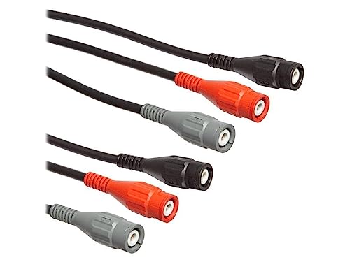 Fluke PM9091/001 3 Piece Coaxial BNC Cable Set, 1.5m Cable Length, 50 Ohms