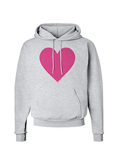 TOOLOUD Big Pink Heart Valentine's Day Hoodie Sweatshirt Hooded Pullover Pockets