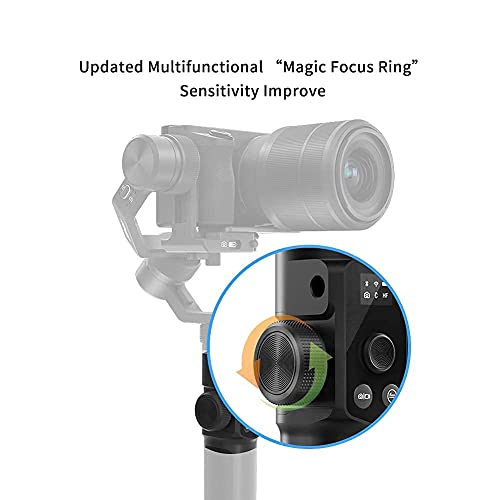 Feiyutech G6 Max [Official] 3-Axis Camera Gimbal Stabilizer For Small Mirrorless/Pocket/Action Camera/Smartphone,Fits Canon 200D M50 Sony Zv1 A6500 Panasonic Gh4 Gopro 8 7 Iphone 14 13 Promax Xr Xs #TOP4