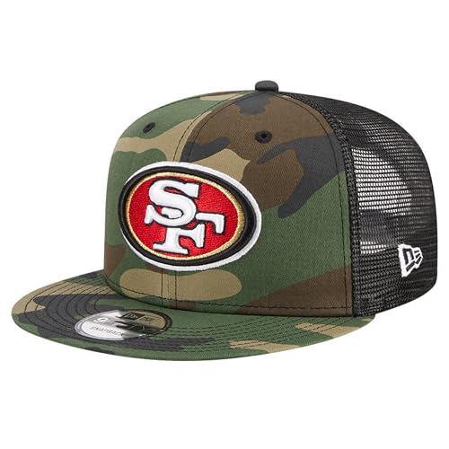 New Era Men's Camo San Francisco 49ers Main Trucker 9FIFTY Snapback Hat