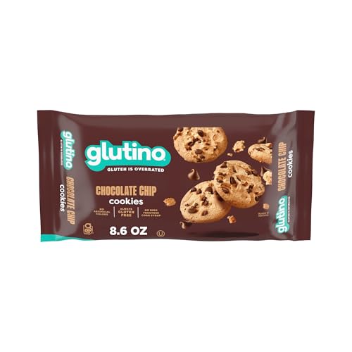 Glutino Gluten Free Chocolate Chip Cookies, Decadent Cookies, 8.6 Ounce (07035)