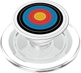 Archery Target Bullseye Graphic PopSockets PopGrip for MagSafe