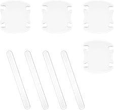 8PCS Clear Car Door Handle Protector Sticker - Universal Anti-Scratch Guard for Door Cup Bowl, Strong Adhesive Paint Protection