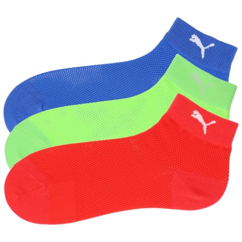 PUMA(プーマ) ソックスPUMA 3足セット クォーター丈 ソックス キッズ 消臭加工 ビッグメッシュボーイズ