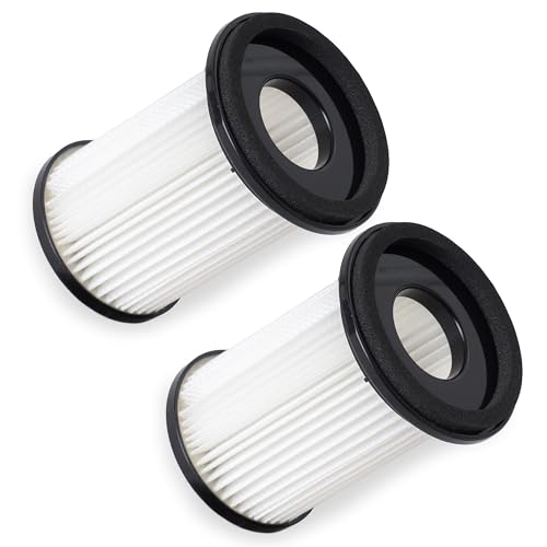 2 Hochwertige HEPA Filter - Für Akku Staubsauger CleanMaxx PC P008E und PC P009E passend - Wiederverwendbar aus umweltfreundlichem Material - Bestleistung beim Saugen