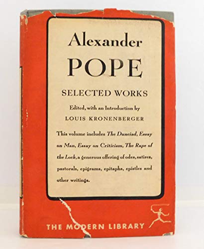 Alexander Pope: Selected Works B07RYNP25M Book Cover