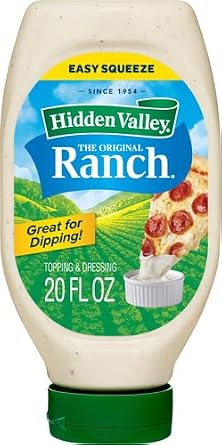 Hidden Valley Easy Squeeze Original Ranch Salad Dressing and Topping, 20 Ounce Bottle (Package May Vary) (Pack of 2)