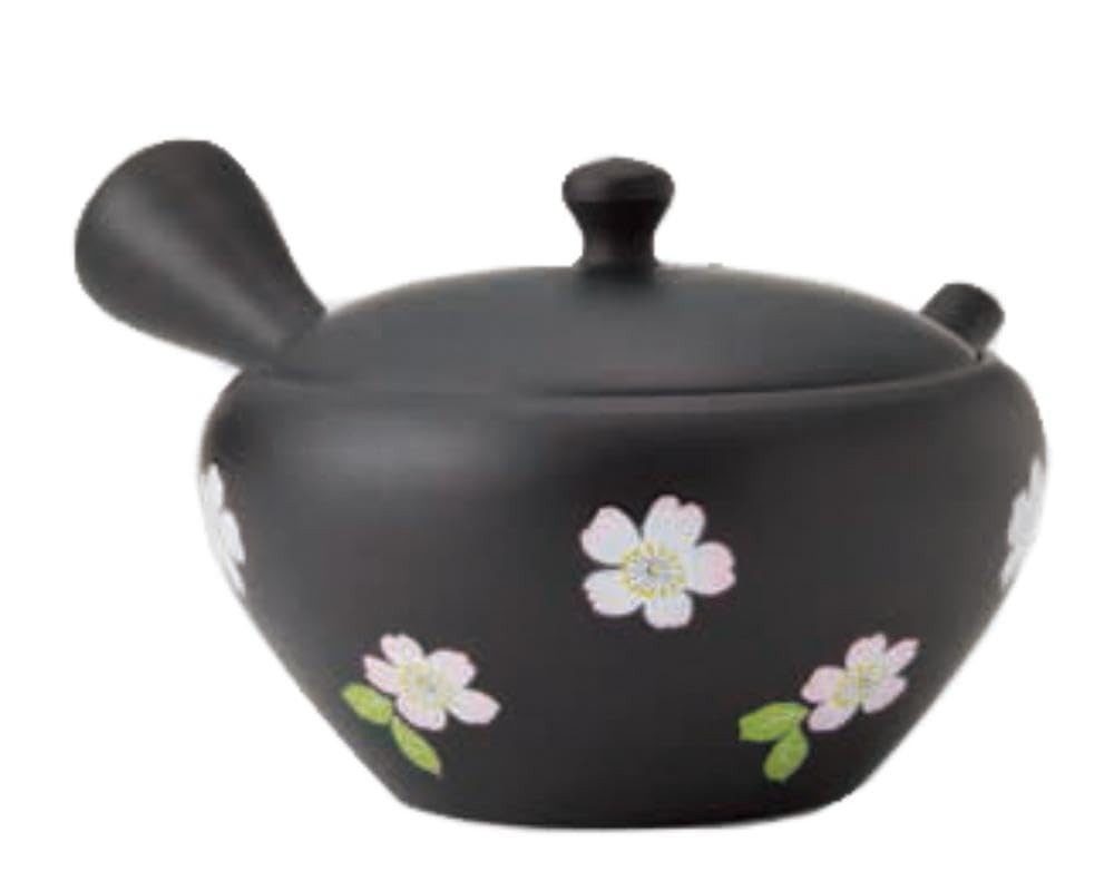 Amazon｜ヤマキイカイ(Yamakiikai) 玉光黒鉄鉢桜 急須 Y364 