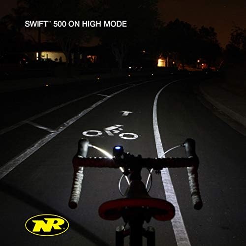 NiteRider Unisex Adult Swift 500 Front Light - Black, One Size