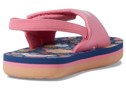 Image of Roxy Girl's TW Finn Sling Back Flip Flop Sandal Sandal, NAVY DREAM, 7 M M US Toddler