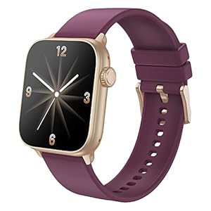 Muzaria Smart Watch, Fitness Watch with Make/Answer Calls & Voice Assistant, Fitness Tracker with Heart Rate, Blood Oxygen, Sleep Monitor, 1.83″ Touch Screen Waterproof Smartwatch for Women Men