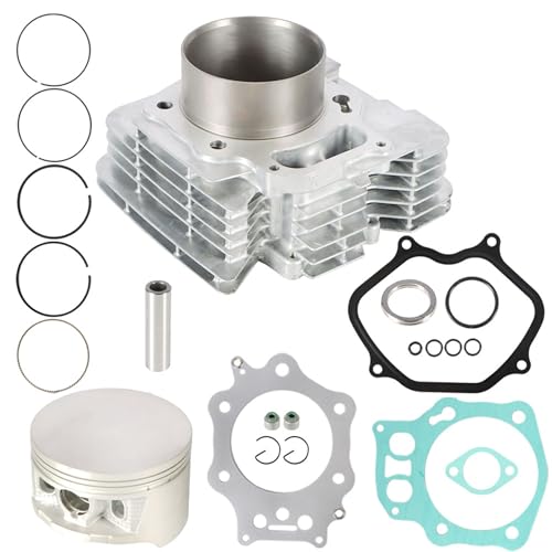 Thomletha Top End Kit Cylinder Piston Gaskets Kit Replacement for Honda Foreman 450 TRX450 1998 1999 2000-2004 Replacement for 12100-HN0-A00 12251-HN0-A01