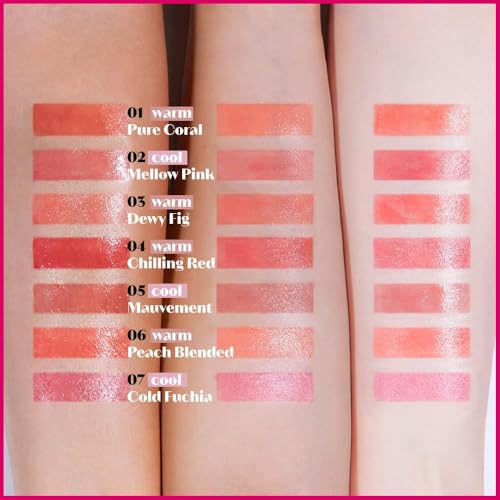 Image of ETUDE Glow Fixing Tint Mini | For Plump & Fuller Lips | Non-Sticky, Moisturising, Vegan, Glossy Tint| Shade-03, Mauvement - 2g (Pack of 2)