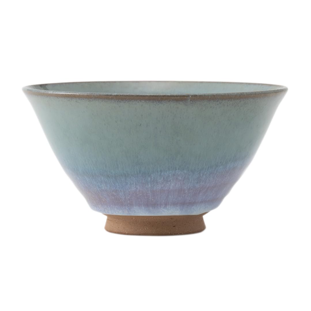 Keyuka Hagi Ware Sunset Rice Bowl, Green