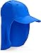 Coolibar UPF 50+ Kids' Surfs Up All Sport Hat - Sun Protective (Large/X-Large- Blue Wave)