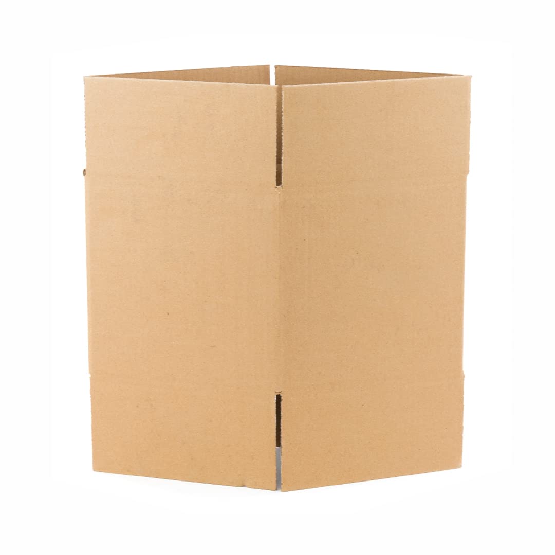Boîtes en carton renforcé 20x20x20 cm simple cannelure recyclé - Pack de 25