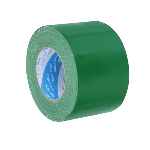 Image of uxcell Heavy Duty Duct Tape, 3 Inch x 55 Yard Waterproof Flexible Hand Tear Strong Adhesive Duct Tapes for Crafts DIY, Fixing, Repairs, Green