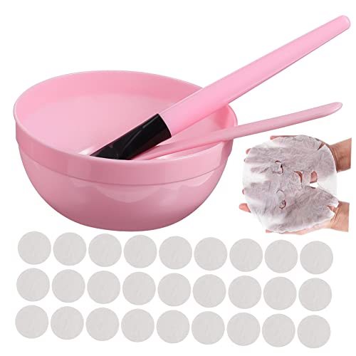 NOLITOY Skincare Tools Set Face Mask Bowl Brush and Spatula for Diy Compressed Facial Masks
