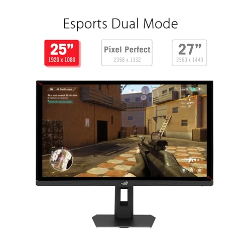 Image of ASUS ROG Strix 27 inch 1440P GSYNC Pulsar HDR Gaming Monitor (XG27QNGV) - QHD, 360Hz (Above 144Hz), 1ms, Ultrafast IPS, Esports Dual-Mode, Ambient Adaptive Technology, Aura Sync, 3 yr Warranty