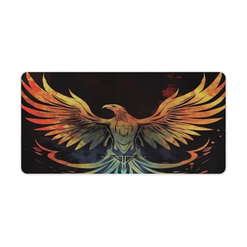 Desk Pad Protector 24x12 Inch amplio de goma blanca antideslizante miniatura 5