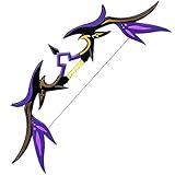 Hot Game Genshin Impact Fischl Bow Waltz Bow in The Dark Night Halloween Cosplay Party Purple