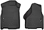 Husky Liners Weatherbeater Series | Front Floor Liners - Black | 18031 | Fits 2002-2018 Dodge Ram 1500 Quad Cab, 2003-2009 Ram 2500/3500 Quad/Mega Cab, 2003-2017 Ram 2500 Standard Cab, and more 2 Pcs