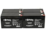 Raion Power RG1290T2 12V 9Ah Upgraded Replacement UPS Backup Battery for APC RBC63-4 Pack