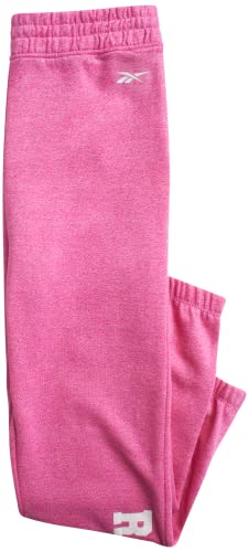 Reebok Girls' Sweatsuit Set - 2 Piece Fleece Hoodie and Jogger Sweatpants (Size: 7-12), Size 7, Phl