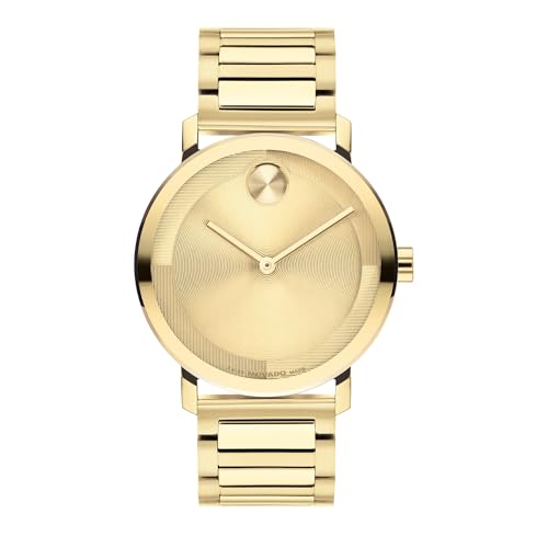 Image of Movado Bold Evolution 2.0 Men's Watch - Swiss Quartz Movement, Stainless Steel Mesh Bracelet - 3 ATM Water Resistance - Luxury Fashion Timepiece for Him - 40mm