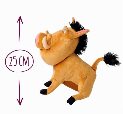 Peluche Disney Lion King - Pumbaa - 25 cm - Convient dès Les Premiers Mois