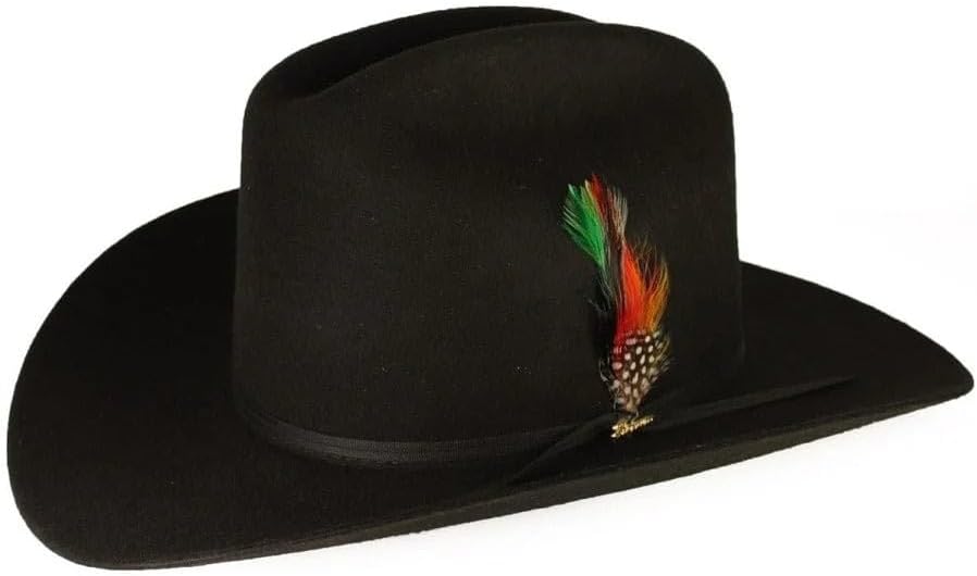 Men's Texana Morcon 20X Estilo Sinaloa Western Cowboy Felt Hat - Black - Image 9