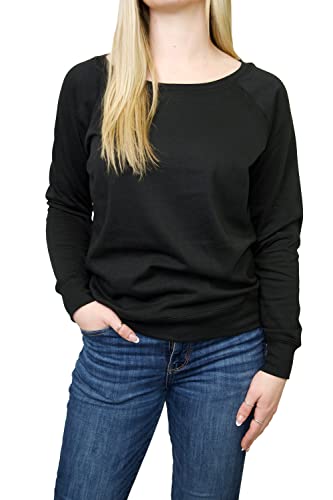 Image of Fifth Sun womens Raglan Pullover With Coverstitch