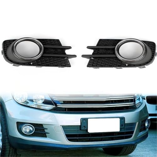 Grille de phare antibrouillard chromée pour VW Tiguan 2012-2018 - 2