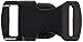 SciencePurchase 60 Pack of Black Contoured Side Release Plastic Buckles for 1/2