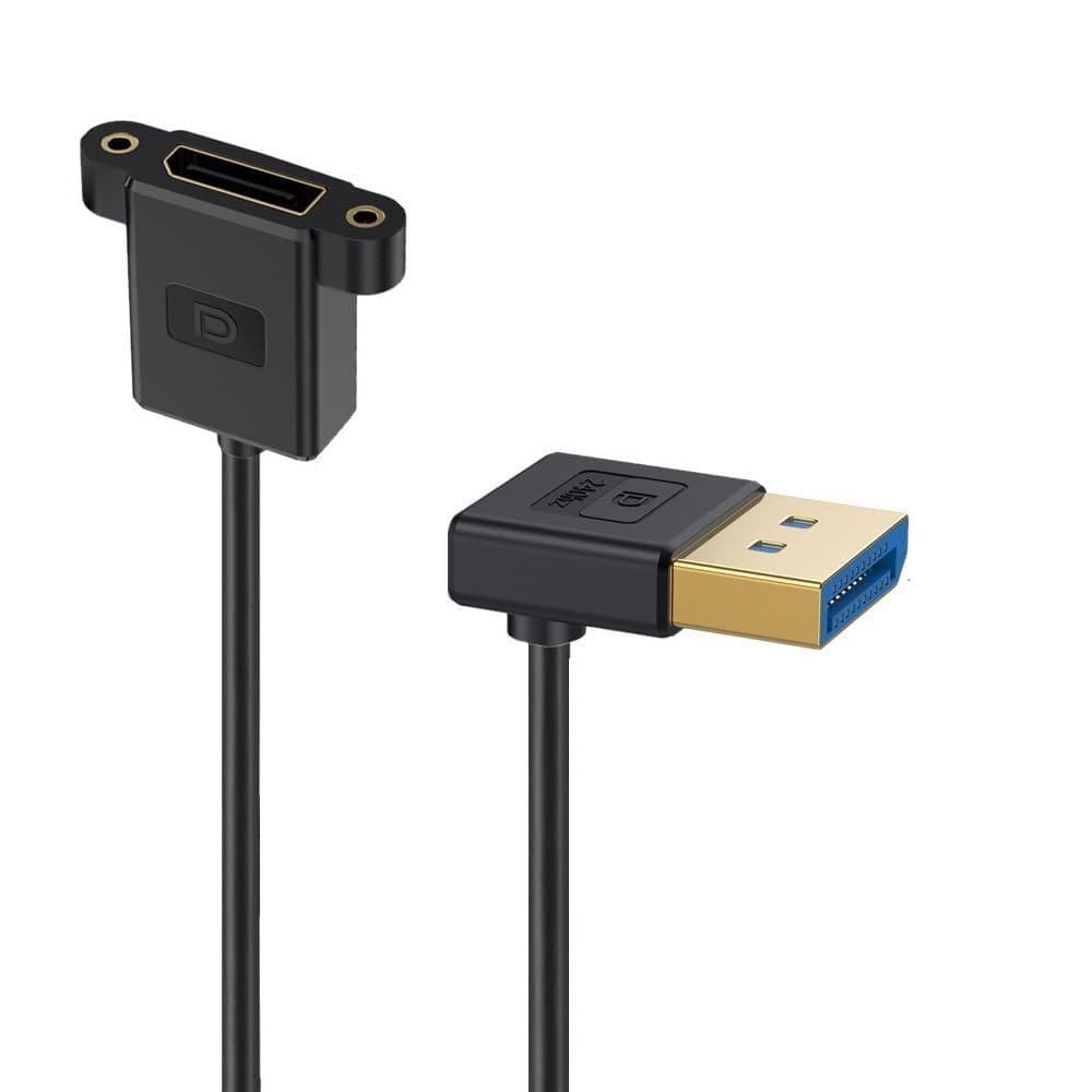 Cable DisplayPort 1.4 de 1 pie para optimizar el espacio de tu setup gamer 8