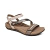 Aetrex Women's Gabby Orthopedic Strappy Sandals For Women - Adjustable Open Toe Arch Support Fashion Womens Sandals