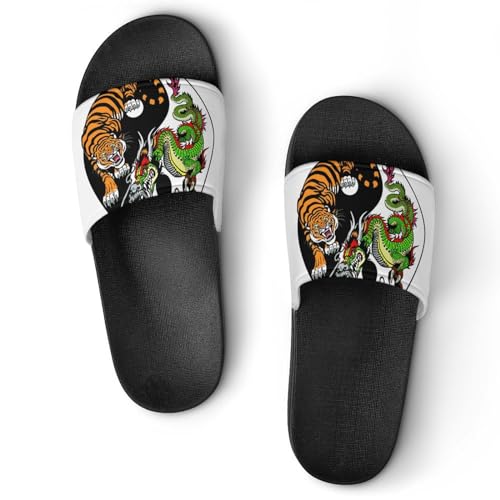 Chaussons de maison style slide : les claquettes femme dragon indispensables pour votre rituel bain