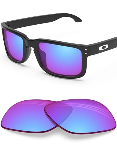 Image of BLAZERBUCK Anti-salt Replacement Lenses for Oakley Holbrook OO9102 Sunglasses, Anti-Scratch, Impact Resistant & Fit Perfectly