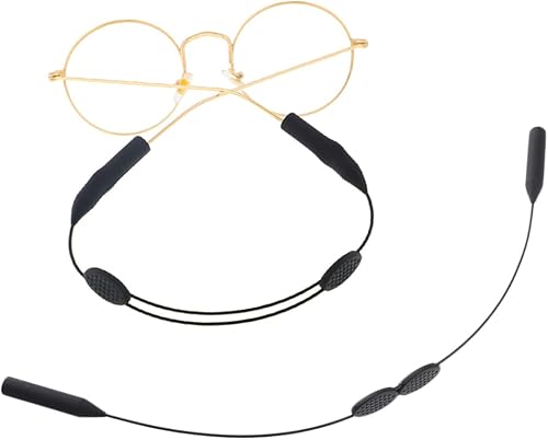 Gadpiparty 2 unids Gafas Deportivas Correa de Gafas de Sol Cordón de Gafas Deportivas Gafas de Sol Deportivas Gafas de Sol