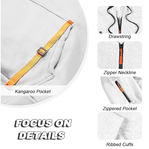 Men Hoodie Long Sleeve Sportswear Half Zip Hooded Coat Baggy Hoody Spring Autumn Jumpers Sweatshirt3