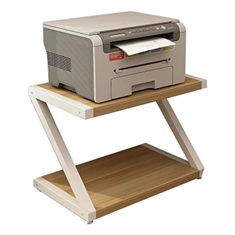 ZhaoXH-Floating Shelves Creative printer shelf desk file double storage simple multi-layer rack Display Rack Cover