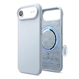 Immagine di elago Cover Magnetica in Silicone Liquido per iPhone Air (6,5'') – Compatibile con MagSafe, Antiurto, Sottile, Finitura Soft-Touch (Azzurro Chiaro)