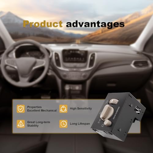 Upgraded Headlight Switch Compatible with 99-02 Chevy Silverado,Chevy Suburban, GMC Sierra Yukon, OE 15755595 D1534G DS-968,15755595 D1534G DS-968, Durable Materials and Exact Replacement by Reeoutdoor - Image 5