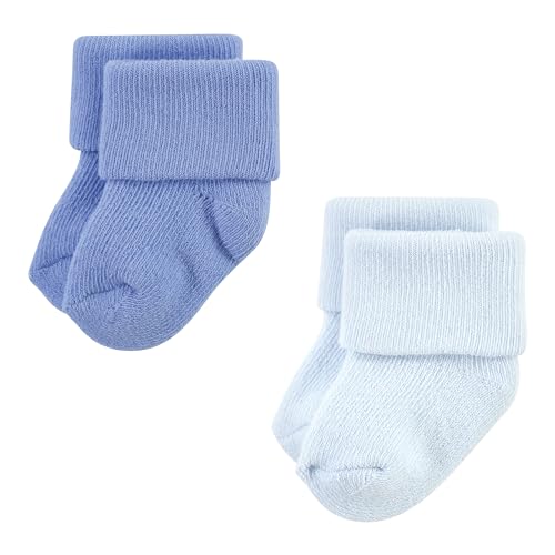 Image of Hudson Baby Baby 8-pack Cotton Rich Newborn and Terry Socks