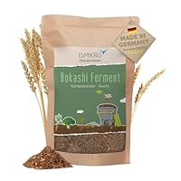 DIMIKRO Bokashi Ferment - Bio Qualität 1 Kg Fermentationshilfe für Bokashi Eimer und Kompost - Eliminiert Gerüche, Schimmel & Fäulnis - 100% Vegan & natürlich mit Effektiven Mikroorganismen