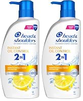 Head & Shoulders Oil Control Anti Dandruff 2 In 1 750ml Shampoo (Pack of 2)