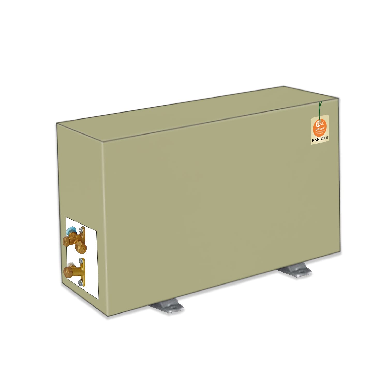 KANUSHI industries® 100% Waterproof Split AC Cover For outdoor Unit 1.5 to 2.0 Ton Capacity (VAR-AC-OUT-TRANSPARENT) (VAR-AC-OUT-WATRPROOF-KHAKI-01)