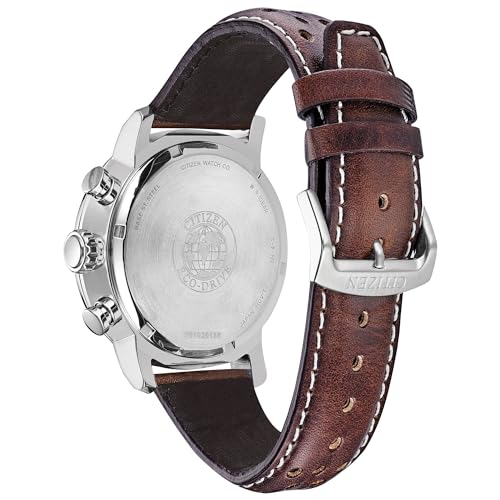 44mm Citizen Men's Eco-Drive Weekender Brycen SS Chronograph Watch - image 3